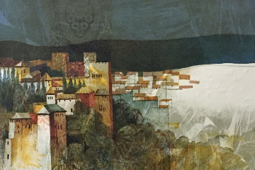 El Village Rojo 1963 Limited Edition Print - Sunol Alvar El Village Rojo 1963 Limited Edition Print - Sunol Alvar