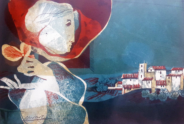 Mon Village Limited Edition Print by Sunol Alvar Mon Village Limited Edition Print by Sunol Alvar