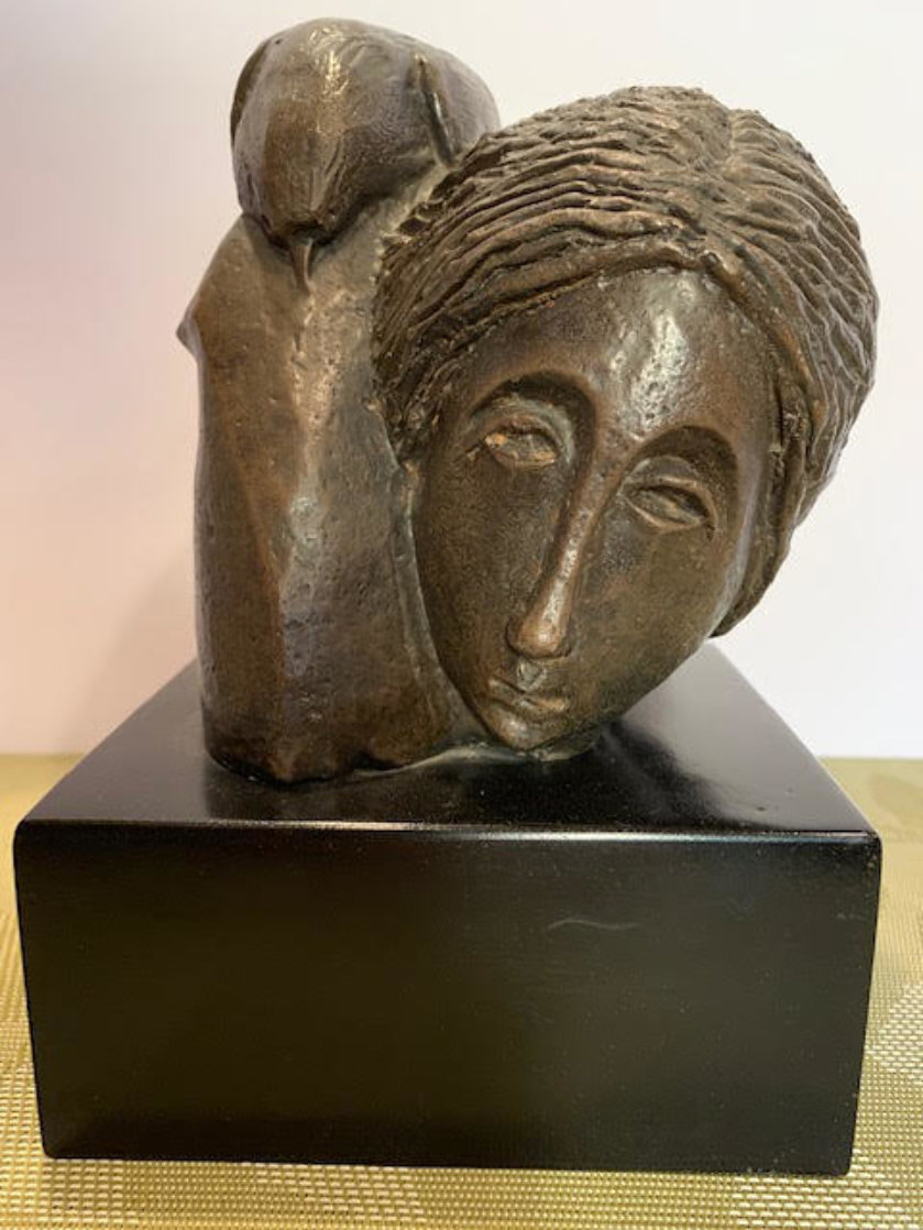 Mujer Con Paloma I 1976 8 in Sculpture by Sunol Alvar