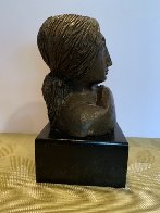 Mujer Con Paloma II Bronze Sculpture 1976 9 in Sculpture by Sunol Alvar - 2 Mujer Con Paloma II Bronze Sculpture 1976 9 in Sculpture by Sunol Alvar - 2