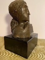 Mujer Con Paloma II Bronze Sculpture 1976 9 in Sculpture by Sunol Alvar - 3 Mujer Con Paloma II Bronze Sculpture 1976 9 in Sculpture by Sunol Alvar - 3