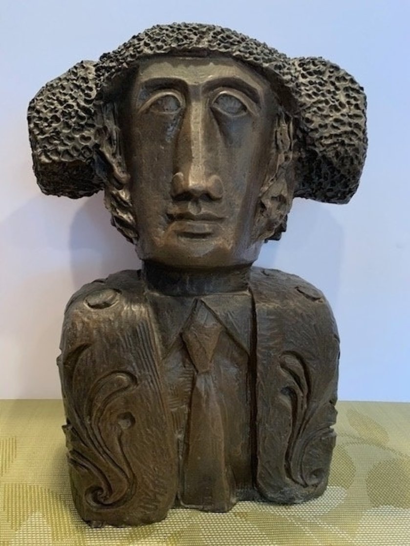 Tete Torero Bronze Sculpture 1976 13 Sculpture by Sunol Alvar Tete Torero Bronze Sculpture 1976 13 Sculpture by Sunol Alvar