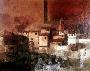 Paisaje Catalan 44x35 Super Huge Original Painting - Sunol Alvar Paisaje Catalan 44x35 Super Huge Original Painting - Sunol Alvar