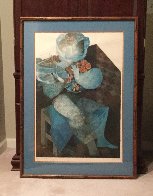 Personnage Assis 1979 Limited Edition Print by Sunol Alvar - 2 Personnage Assis 1979 Limited Edition Print by Sunol Alvar - 2