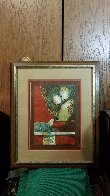 Two Woman With Dove AP 1978 Limited Edition Print by Sunol Alvar - 2 Two Woman With Dove AP 1978 Limited Edition Print by Sunol Alvar - 2