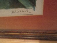 Woman With Guitar 1970 Limited Edition Print by Sunol Alvar - 2 Woman With Guitar 1970 Limited Edition Print by Sunol Alvar - 2