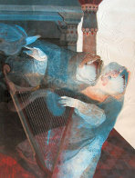 3 Pieces From Suite Biblique: David Plays His Harp, Esther At the Banquet And Ruth Gleanin Limited Edition Print by Sunol Alvar - 3 3 Pieces From Suite Biblique: David Plays His Harp, Esther At the Banquet And Ruth Gleanin Limited Edition Print by Sunol Alvar - 3