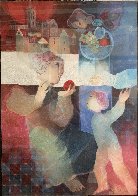 Maternite Du Village Limited Edition Print by Sunol Alvar - 0 Maternite Du Village Limited Edition Print by Sunol Alvar - 0