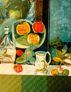 Still Life With Fruit EA Limited Edition Print - Sunol Alvar Still Life With Fruit EA Limited Edition Print - Sunol Alvar