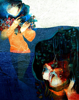 Susanna and the Elders 1981 Limited Edition Print - Sunol Alvar Susanna and the Elders 1981 Limited Edition Print - Sunol Alvar