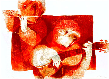 Commenca La Musica 1978 Limited Edition Print - Sunol Alvar Commenca La Musica 1978 Limited Edition Print - Sunol Alvar
