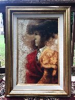 Torero 1974 33x24 Original Painting by Sunol Alvar - 1 Torero 1974 33x24 Original Painting by Sunol Alvar - 1