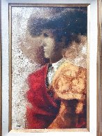 Torero 1974 33x24 Original Painting by Sunol Alvar - 2 Torero 1974 33x24 Original Painting by Sunol Alvar - 2