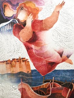 Mythologique: Daedalus And Icarus 1984 Limited Edition Print - Sunol Alvar Mythologique: Daedalus And Icarus 1984 Limited Edition Print - Sunol Alvar