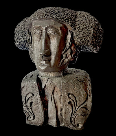 Tete Torero Bronze Sculpture 13 in Sculpture - Sunol Alvar