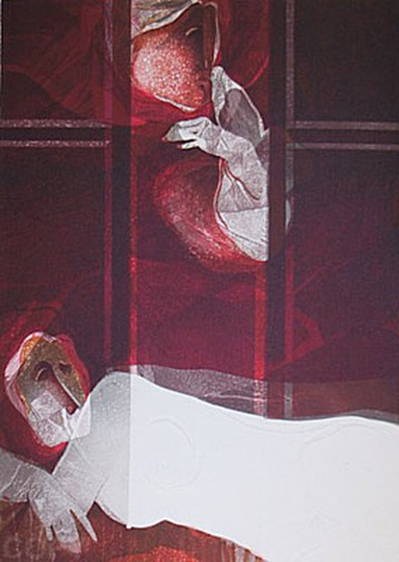 Times Square Parade 2007 Embellished Giclee 25x36 by Alexander