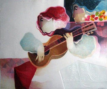 Guitarra Musical 1996 Limited Edition Print - Sunol Alvar