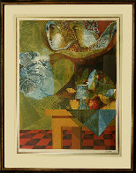 Untitled Lithograph Limited Edition Print by Sunol Alvar - 3 Untitled Lithograph Limited Edition Print by Sunol Alvar - 3
