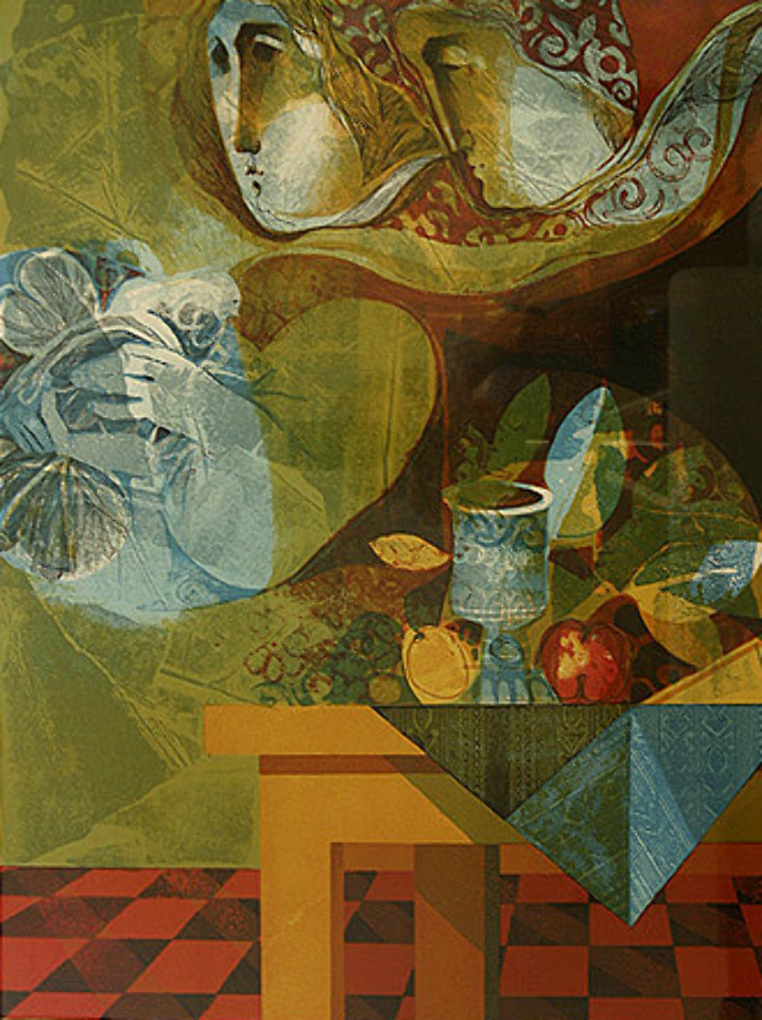 Untitled Lithograph Limited Edition Print by Sunol Alvar Untitled Lithograph Limited Edition Print by Sunol Alvar