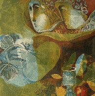 Untitled Lithograph Limited Edition Print by Sunol Alvar - 1 Untitled Lithograph Limited Edition Print by Sunol Alvar - 1