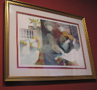 Les Balustrades Suite of 2 1985 Limited Edition Print by Sunol Alvar - 2 Les Balustrades Suite of 2 1985 Limited Edition Print by Sunol Alvar - 2