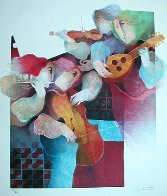 Lyric Suite, Set of 4 (Rare) Limited Edition Print by Sunol Alvar - 3 Lyric Suite, Set of 4 (Rare) Limited Edition Print by Sunol Alvar - 3