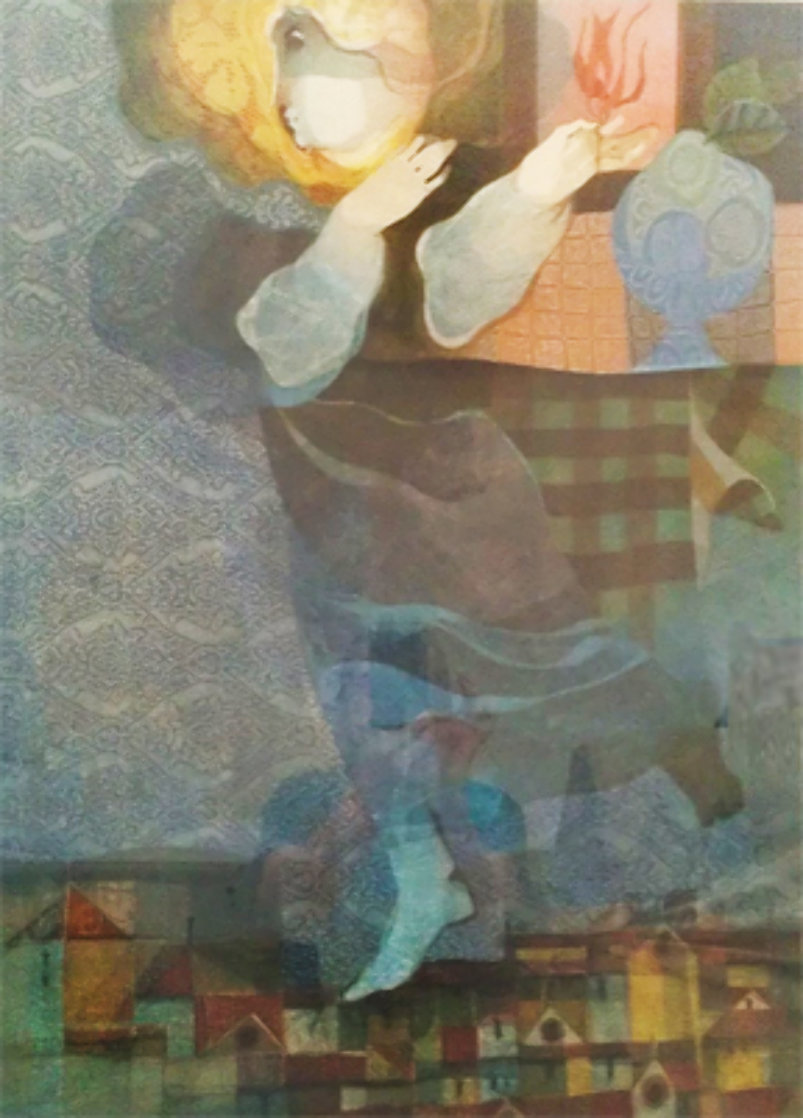 Reve Du Village 1983 Limited Edition Print by Sunol Alvar Reve Du Village 1983 Limited Edition Print by Sunol Alvar