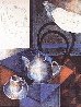 Interieurs Suite Bleue, Suite of 5 Lithographs 1979 Limited Edition Print by Sunol Alvar - 2