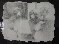 Untitled Drawing 2005 12x15 Drawing by Sunol Alvar - 5 Untitled Drawing 2005 12x15 Drawing by Sunol Alvar - 5