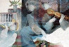 Les Balustrades (II) Suite of 2 Lithographs Limited Edition Print by Sunol Alvar - 1 Les Balustrades (II) Suite of 2 Lithographs Limited Edition Print by Sunol Alvar - 1