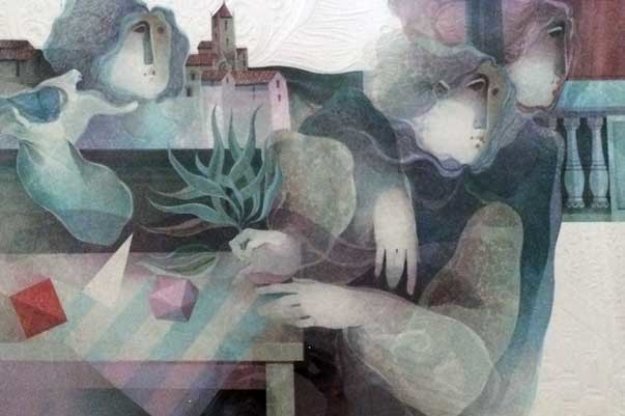 Les Balustrades (II) Suite of 2 Lithographs Limited Edition Print by Sunol Alvar Les Balustrades (II) Suite of 2 Lithographs Limited Edition Print by Sunol Alvar
