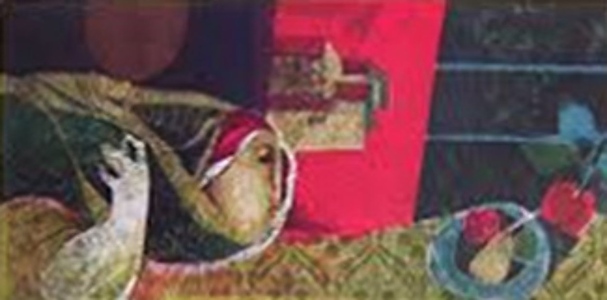 Interior Rojo Limited Edition Print by Sunol Alvar Interior Rojo Limited Edition Print by Sunol Alvar