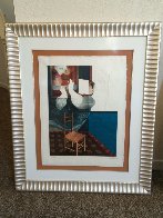 Suites Interiore Bleue, Set of 3 Lithographs 1979 Limited Edition Print by Sunol Alvar - 3 Suites Interiore Bleue, Set of 3 Lithographs 1979 Limited Edition Print by Sunol Alvar - 3