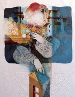 Suites Interiore Bleue, Set of 3 Lithographs 1979 Limited Edition Print by Sunol Alvar - 0 Suites Interiore Bleue, Set of 3 Lithographs 1979 Limited Edition Print by Sunol Alvar - 0