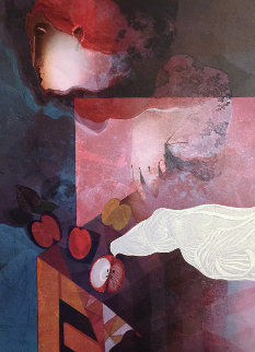 Woman With Dove 1992 Limited Edition Print - Sunol Alvar Woman With Dove 1992 Limited Edition Print - Sunol Alvar