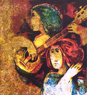 Musicians, Set of 6 Lithograph 1978 Limited Edition Print - Sunol Alvar Musicians, Set of 6 Lithograph 1978 Limited Edition Print - Sunol Alvar
