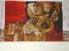 Untitled Lithograph 1960 Limited Edition Print by Sunol Alvar - 2 Untitled Lithograph 1960 Limited Edition Print by Sunol Alvar - 2