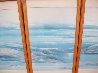 Ocean Seascape, 3 Watercolors (Triptych) 1987 43x51 Huge Watercolor by Elba Alvarez - 5