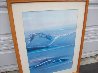 Ocean Seascape, 3 Watercolors (Triptych) 1987 43x51 Huge Watercolor by Elba Alvarez - 4