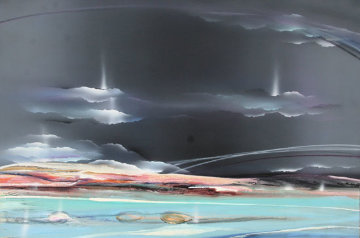 Untitled Painting 1988 48x72 Original Painting - Elba Alvarez Untitled Painting 1988 48x72 Original Painting - Elba Alvarez