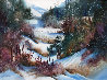 Winter Hike 37x44 - Huge Original Painting by Diane Anderson - 0
