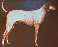 Medium Dog (Rust) 1998 Limited Edition Print by Joe Andoe - 1 Medium Dog (Rust) 1998 Limited Edition Print by Joe Andoe - 1