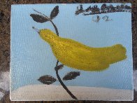 Bird on a Limb 1992 8x10 Original Painting by Joe Andoe - 1 Bird on a Limb 1992 8x10 Original Painting by Joe Andoe - 1