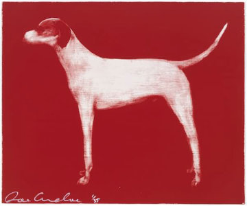 Small Dog (Red, Putty, and Chocolate) Limited Edition Print - Joe Andoe