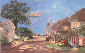 Village By Sea 2001 Limited Edition Print - Andrew Warden Village By Sea 2001 Limited Edition Print - Andrew Warden