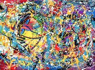 Meditation 2020 36x48 Huge Original Painting by Giora Angres - 0 Meditation 2020 36x48 Huge Original Painting by Giora Angres - 0