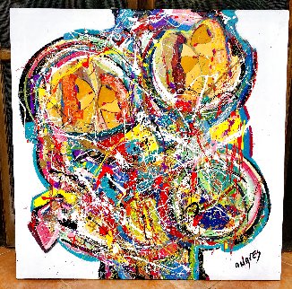 A Fabulous Four Days 2020 48x48 Super Huge Original Painting - Giora Angres A Fabulous Four Days 2020 48x48 Super Huge Original Painting - Giora Angres