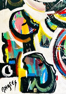 My Entourage 2020 48x48 Huge Original Painting - Giora Angres My Entourage 2020 48x48 Huge Original Painting - Giora Angres