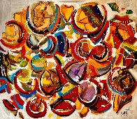 A Drones Eye View 2020 48x48 Huge Original Painting by Giora Angres - 4 A Drones Eye View 2020 48x48 Huge Original Painting by Giora Angres - 4