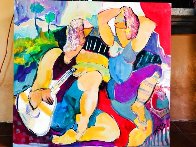 Sing To Me! 2020 48x48 Huge Original Painting by Giora Angres - 1 Sing To Me! 2020 48x48 Huge Original Painting by Giora Angres - 1
